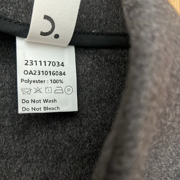 NWT FALL 2025! COMMENSE gray felt mini skirt white t… - Picture 5 of 6